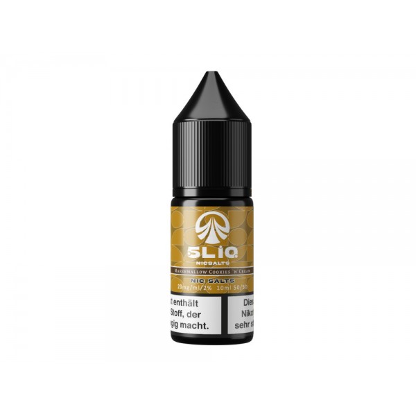 5LIQ - Marshmallow Cookies`n`Cream - Nikotinsalz Liquid