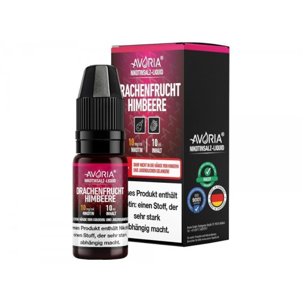 Avoria - Drachenfrucht-Himbeer - Nikotinsalz Liquid