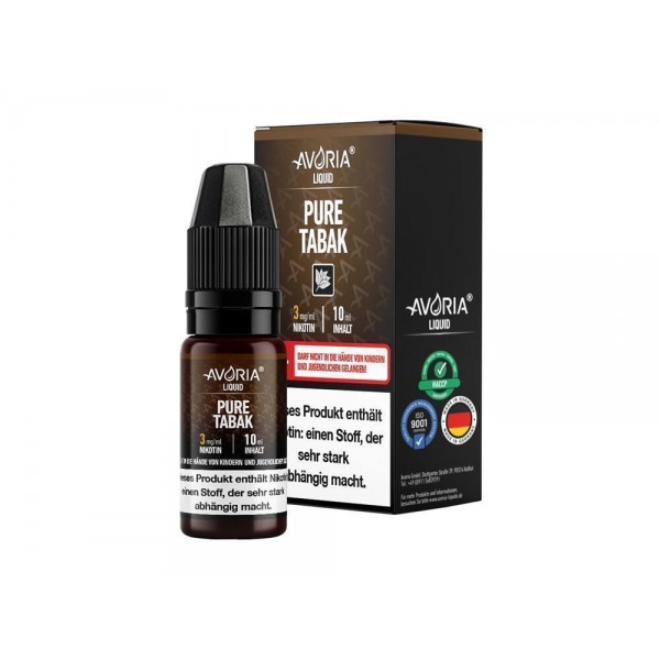 Avoria - Pure Tabak - E-Zigaretten Liquid