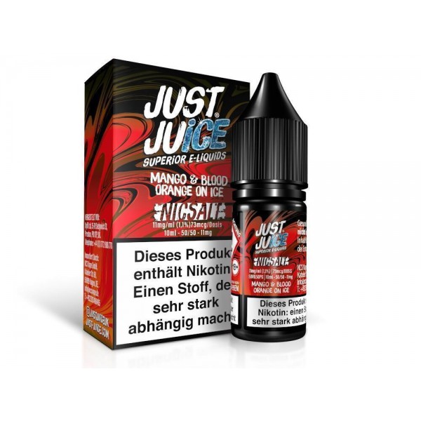 Just Juice - Fusion Mango & Blood Orange on Ice - Nikotinsalz Liquid
