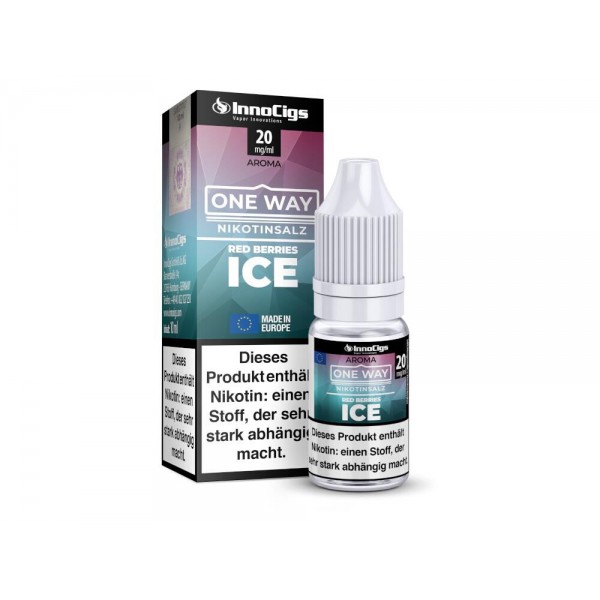InnoCigs - One Way - Red Berries Ice - Nikotinsalz Liquid