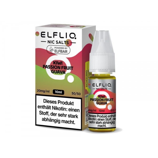 ELFLIQ - Kiwi Passion Fruit Guava - Nikotinsalz Liquid