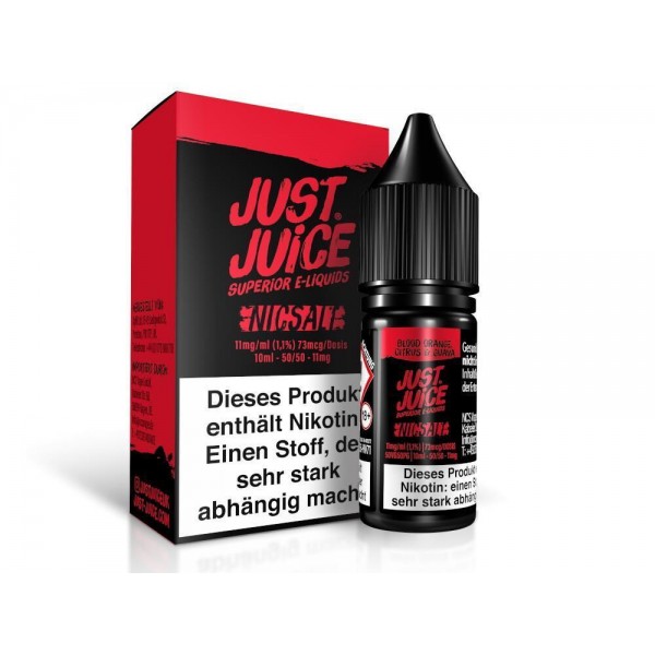 Just Juice - Blood Orange, Citrus & Guava - Nikotinsalz Liquid