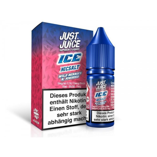 Just Juice - Wild Berries & Aniseed Ice - Nikotinsalz Liquid