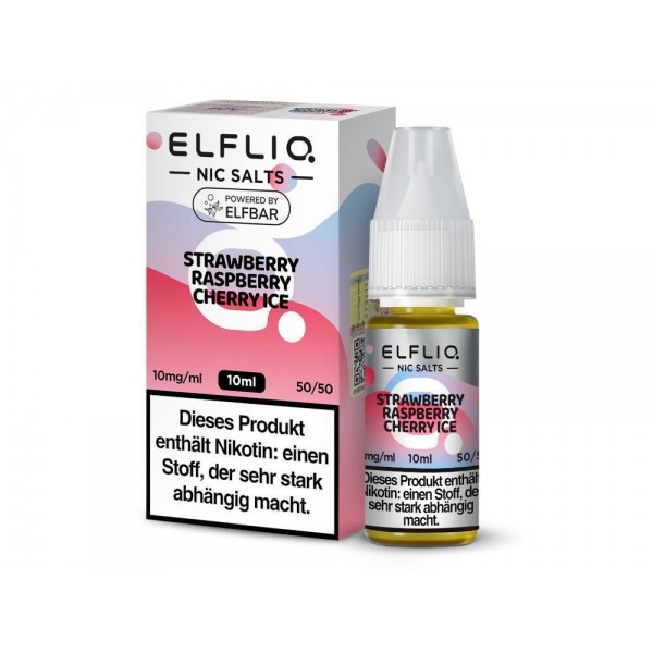 ELFLIQ - Strawberry Raspberry Cherry Ice - Nikotinsalz Liquid