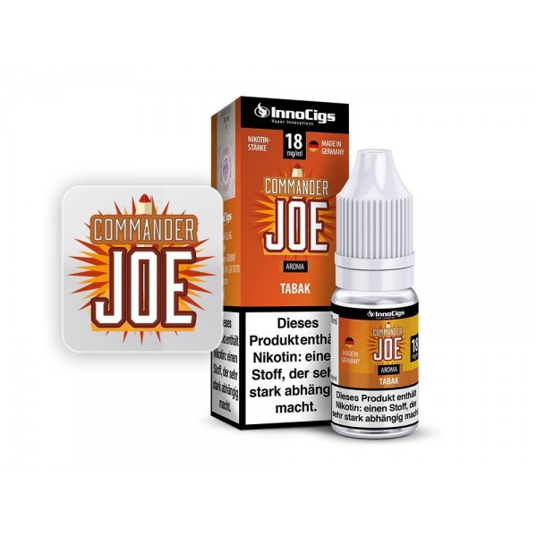Commander Joe Tabak Aroma - Liquid für E-Zigaretten