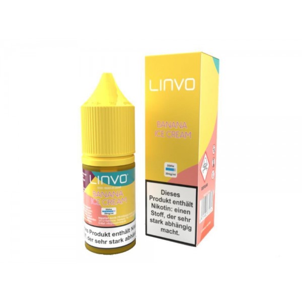 Linvo - Banana Ice Cream - Nikotinsalz Liquid