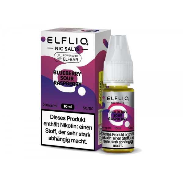 ELFLIQ - Blueberry Sour Raspberry - Nikotinsalz Liquid