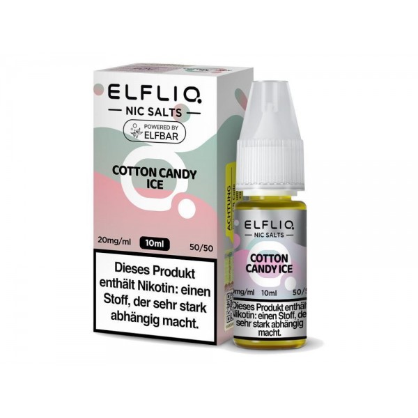 ELFLIQ - Cotton Candy Ice - Nikotinsalz Liquid