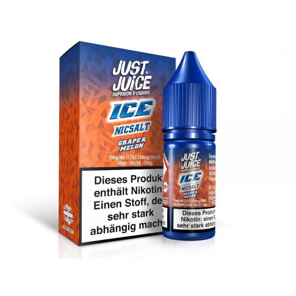 Just Juice - Grape & Melon Ice - Nikotinsalz Liquid