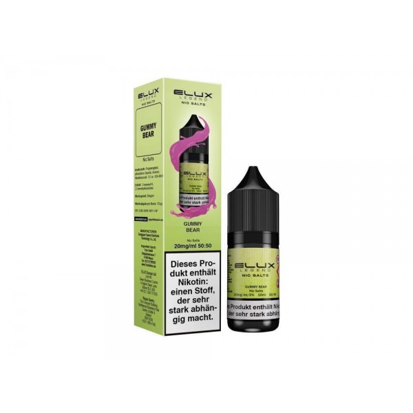 Elux - Gummy Bear - Nikotinsalz Liquid