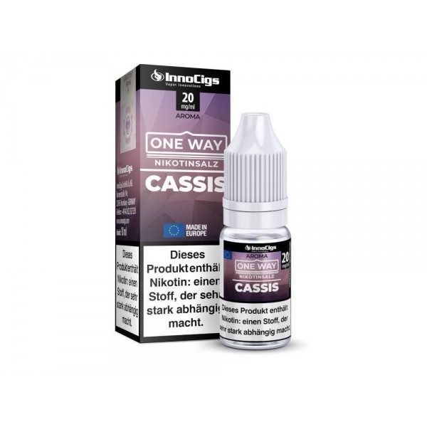 InnoCigs - One Way - Cassis - Nikotinsalz Liquid