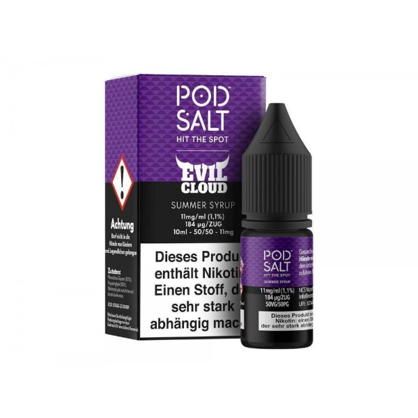Pod Salt Fusion - Summer Syrup - E-Zigaretten Nikotinsalz Liquid