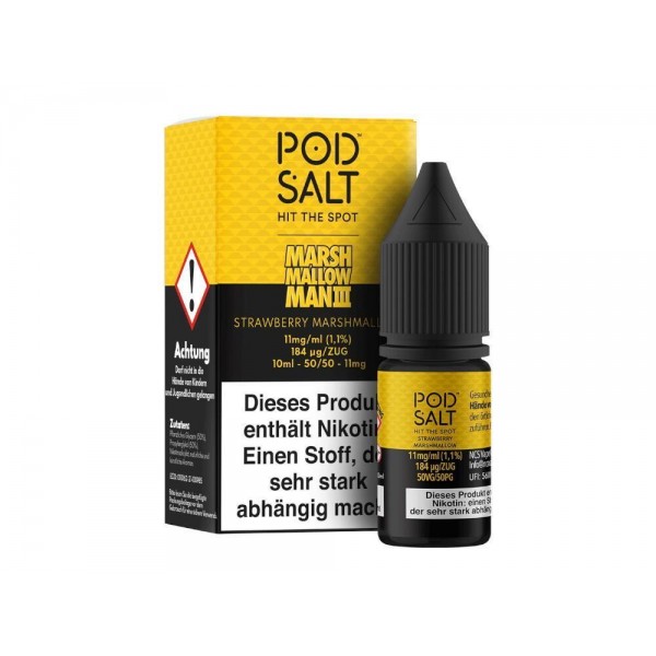 Pod Salt Fusion - Marshmallow Man 3 - E-Zigaretten Nikotinsalz Liquid