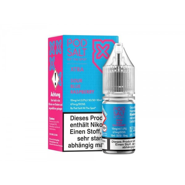 Pod Salt X - Sour Blue Raspberry - Nikotinsalz Liquid