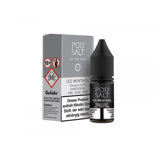 Pod Salt - Ice Menthol - E-Zigaretten Nikotinsalz Liquid