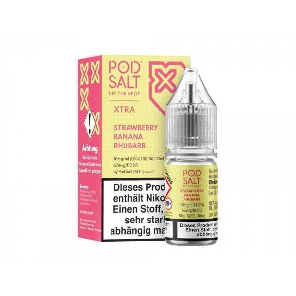 Pod Salt X - Strawberry Banana Rhubarb - Nikotinsalz Liquid