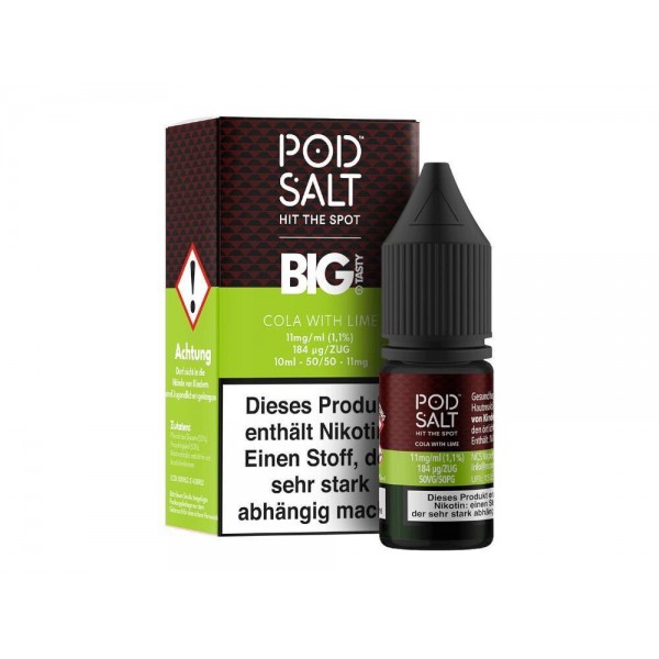Pod Salt Fusion - Cola with Lime - E-Zigaretten Nikotinsalz Liquid