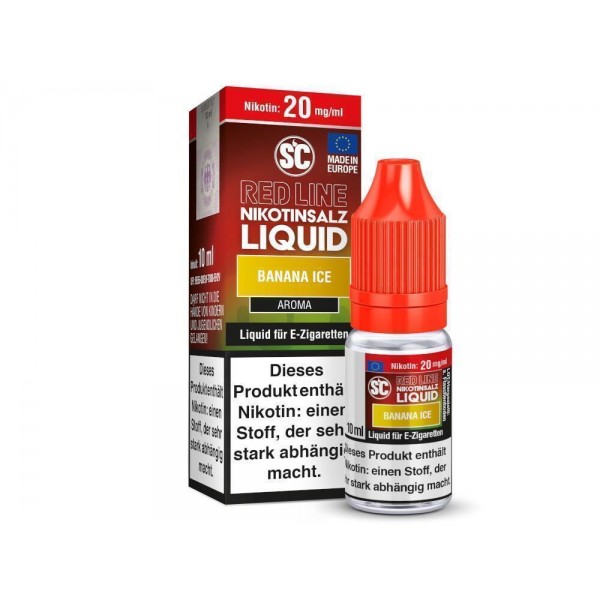 SC - Red Line - Banana Ice - Nikotinsalz Liquid