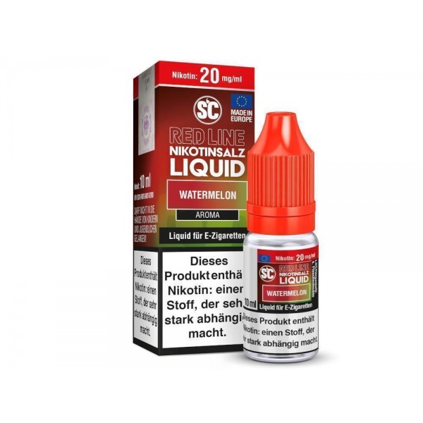 SC - Red Line - Watermelon - Nikotinsalz Liquid