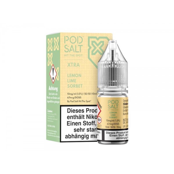 Pod Salt X - Lemon Lime Sorbet - Nikotinsalz Liquid