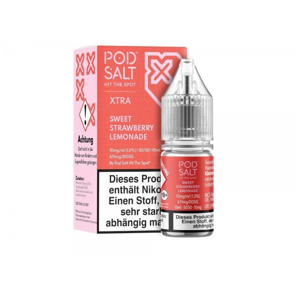 Pod Salt X - Sweet Strawberry Lemonade - Nikotinsalz Liquid