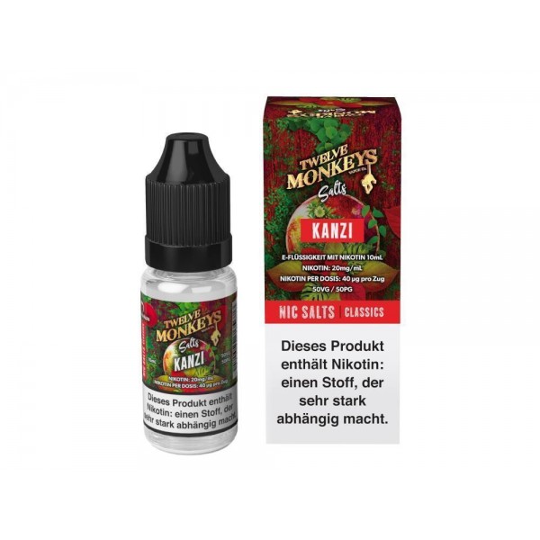 Twelve Monkeys - Kanzi Nikotinsalz Liquid