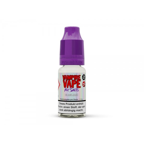 Vampire Vape - Black Jack - E-Zigaretten Nikotinsalz Liquid