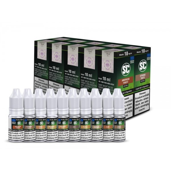 Tobacco Probierbox E-Zigaretten Liquid