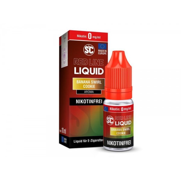 SC - Red Line - Banana Swirl Cookie - Nikotinsalz Liquid