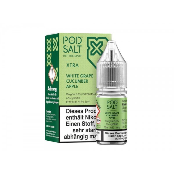 Pod Salt X - White Grape Cucumber Apple - Nikotinsalz Liquid