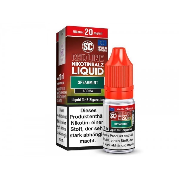 SC - Red Line - Spearmint - Nikotinsalz Liquid