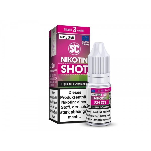 SC - 10ml Nikotin Shot (3,6,9,12,18-20mg/ml)
