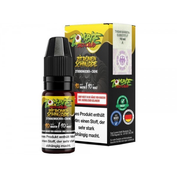 Zombie - Zitronenschnüdde - Nikotinsalz Liquid