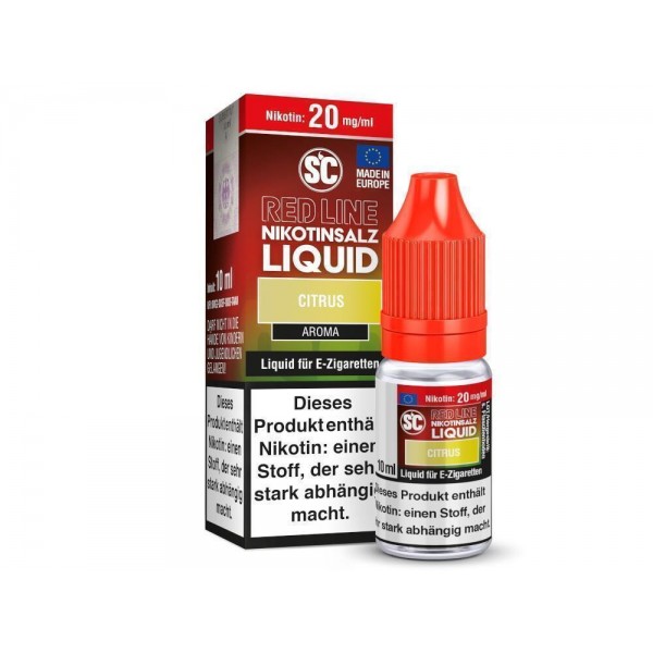 SC - Red Line - Citrus - Nikotinsalz Liquid